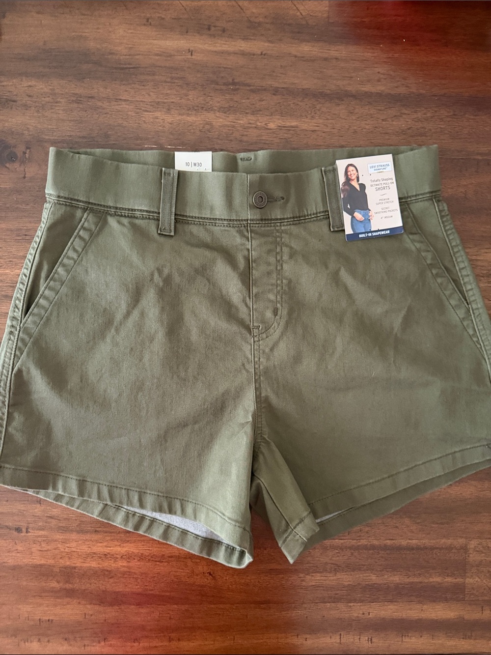 Levi's Olive Green Women's Chino Shorts